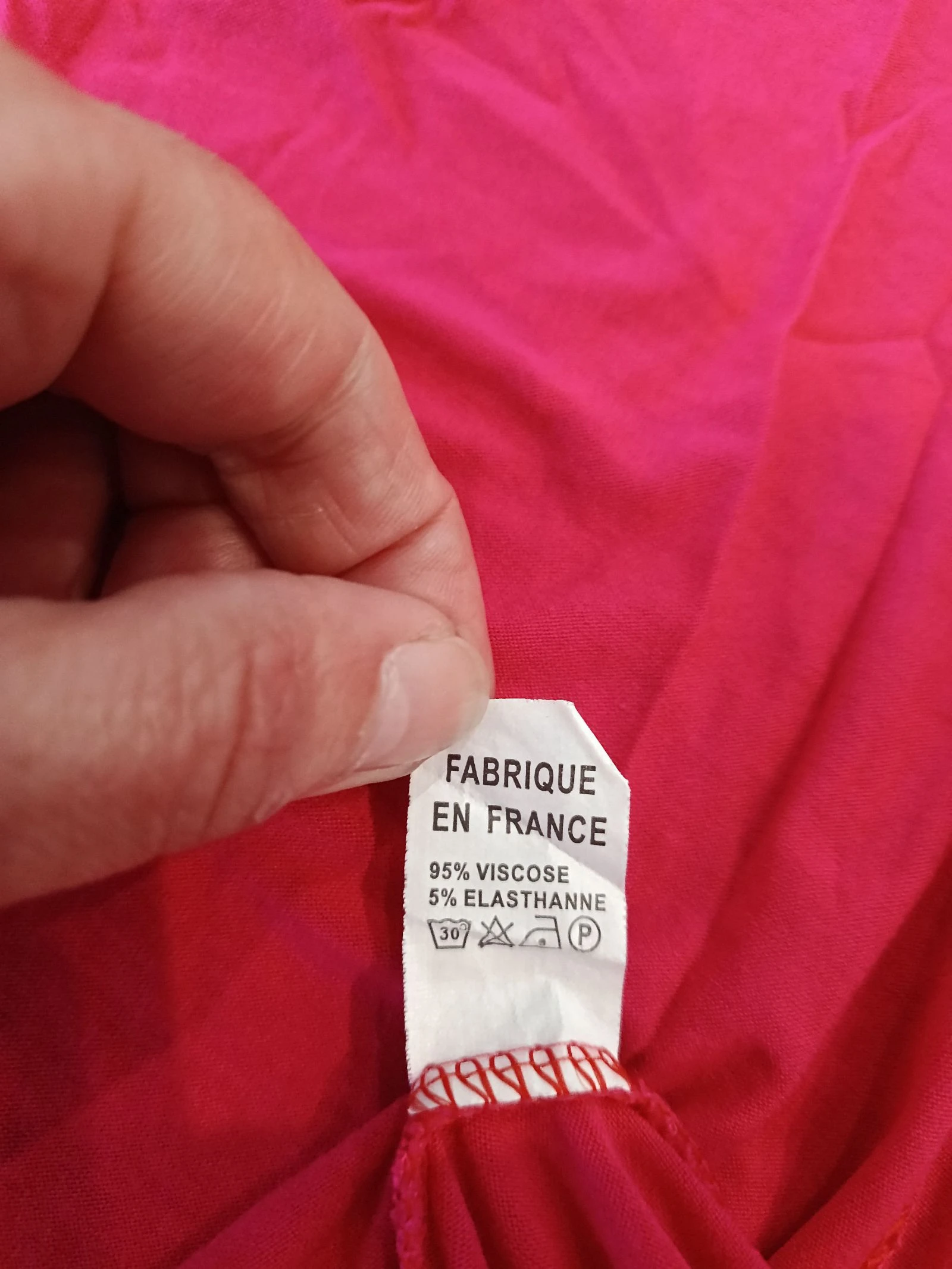 Roze fushia vloeiende jas – photo 5